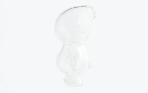 Clear Bastard figure by Ayako Takagi, produced by Uamou. Side view.