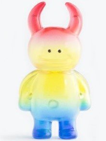 Clear Rainbow Uamou figure by Ayako Takagi, produced by Uamou. Front view.