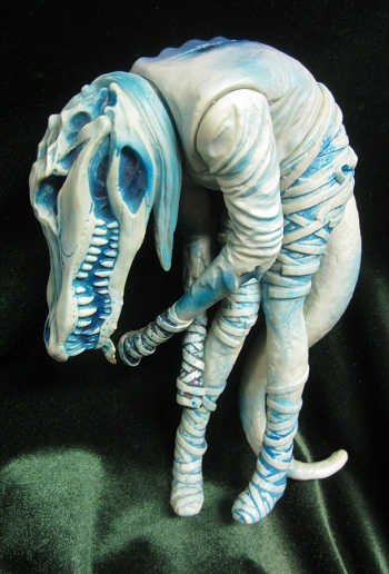 Cococroc figure by Pushead. Side view.