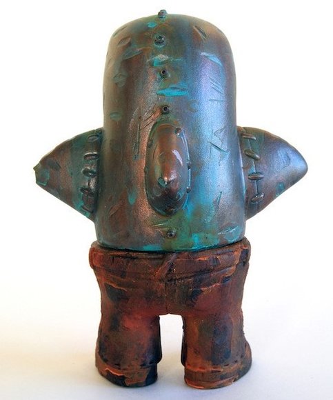 Copper Shark, Iron Pants figure by Drilone. Back view.
