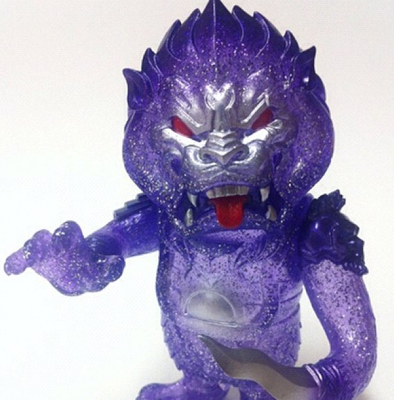 Cosmic Mongolion - NYCC/APE Exclusive figure by LAmour Supreme, produced by Super7. Detail view.