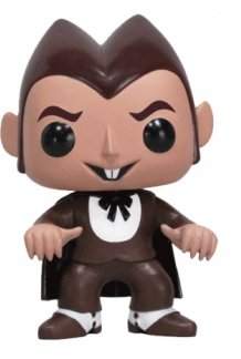 Count Chocula figure, produced by Funko. Front view.