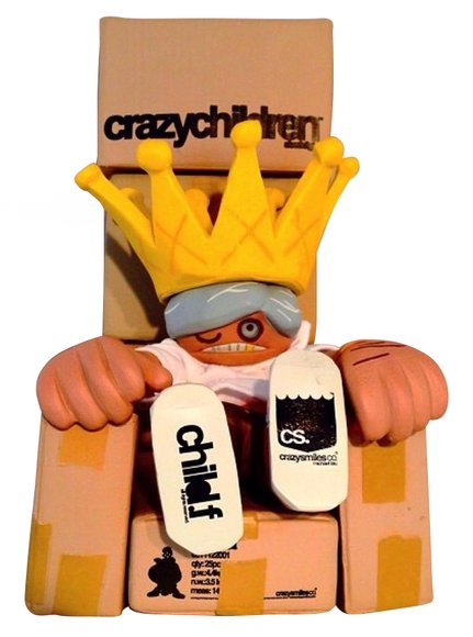 Crazy King Child f. figure by Michael Lau. Front view.