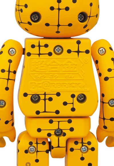 Eames Chogokin Be@rbrick 200% figure by Eames Office, produced by Medicom Toy X Bandai. Detail view.