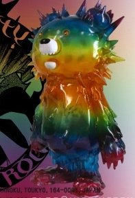 Cronic custom Inc - Clear Rainbow figure by Cronic, produced by Instinctoy. Front view.