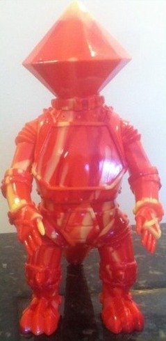 Crystal Mecha Hazardous Waste Assembly Kit figure by Brian Flynn, produced by Super7. Front view.