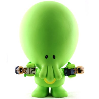 My Little Cthulhu figure by John Kovalic, produced by Dreamland Toyworks. Front view.