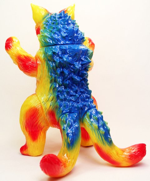 Custom Kaiju King Negora figure by Mark Nagata, produced by Max Toy Co.. Back view.