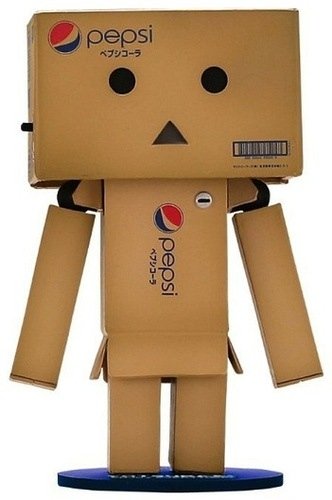Danboard Mini - Pepsi figure by Enoki Tomohide, produced by Kaiyodo. Front view.