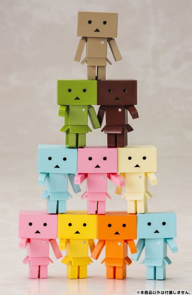Danboard nano FLAVORS 10Pack BOX figure by Enoki Tomohide, produced by Kotobukiya. Front view.