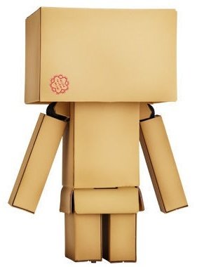Danboard - Sakura limited edition figure by Enoki Tomohide, produced by Kaiyodo. Back view.