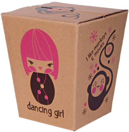 Dancing Girl figure by Momiji, produced by Momiji. Packaging.