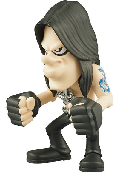 Glenn Danzig - VCD Special No.51 figure by H8Graphix, produced by Medicom Toy. Side view.