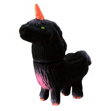 Dark Horse Fuzzy Little Unicorn figure by Rampage Toys, produced by Rampage Toys. Front view.