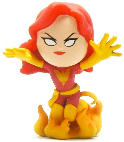 Dark Phoenix figure by Marvel, produced by Funko. Front view.