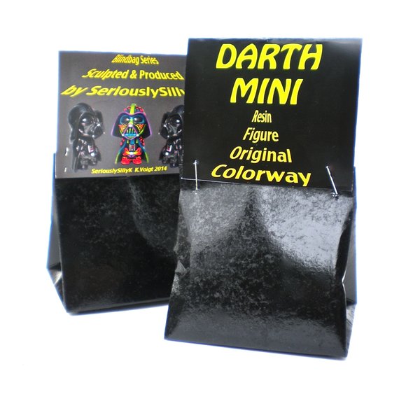Darth Mini - Chase Version figure by Kathleen Voigt. Packaging.