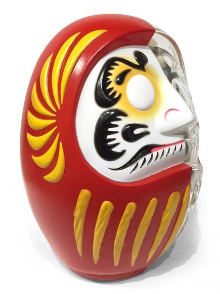 DARUMA SKULL X-RAY FULL COLOR figure by Kazzrock, produced by Secret Base. Side view.