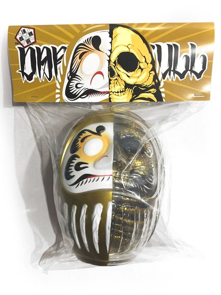 DARUMA SKULL X-RAY FULL COLOR figure by Kazzrock, produced by Secret Base. Packaging.