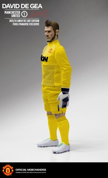 David de Gea figure by Alan Ng, produced by Zcwo. Side view.