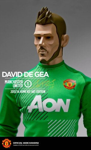 David de Gea figure by Alan Ng, produced by Zcwo. Detail view.