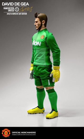 David de Gea figure by Alan Ng, produced by Zcwo. Side view.