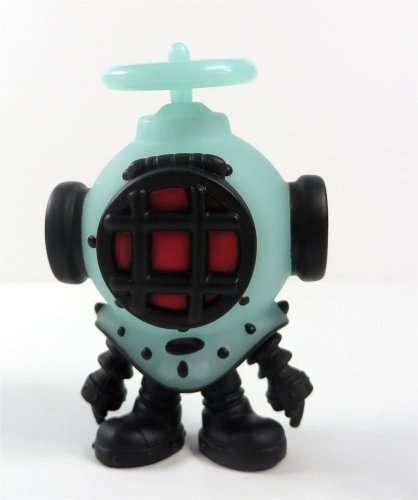 Deep Sea Heavy Footer figure by Kathie Olivas & Brandt Peters, produced by Kidrobot. Front view.