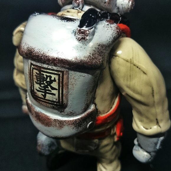 DEKU THE BUSTER figure by Ukydaydreamer, produced by Ukydaydreamer. Back view.