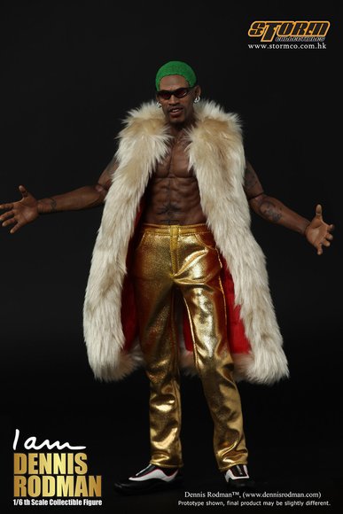 Dennis Rodman - Deluxe 2-body Version figure by Storm Toys, produced by Storm Toys. Front view.