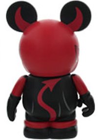 Devil figure by Casey Jones, produced by Disney. Back view.