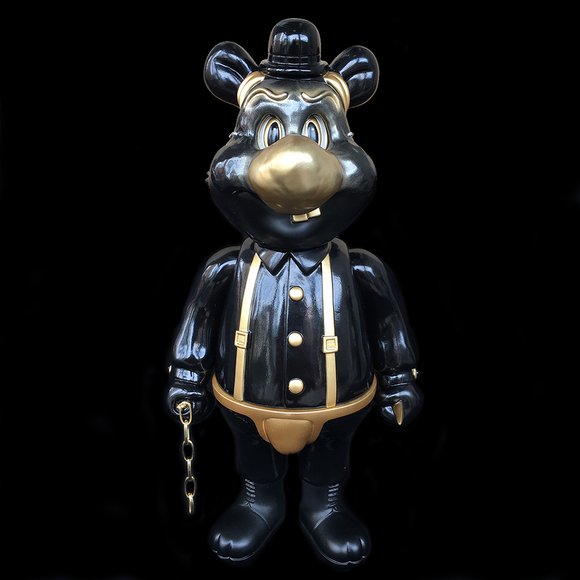 Dim Thug Life figure by Frank Kozik, produced by Blackbook Toy. Front view.