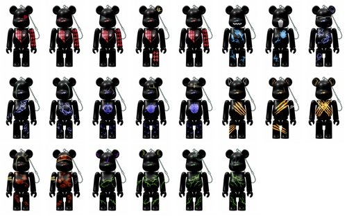 Disney Twisted Wonderland BE@RBRICK 100% figure, produced by Medicom Toy. Front view.