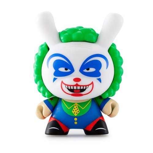 Doinky figure by Mishka, produced by Kidrobot X Mishka. Front view.