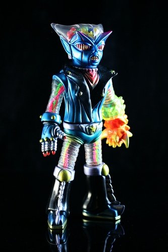 Domino Jack DCON 2014 figure by Paul Kaiju, produced by Self Produced. Front view.