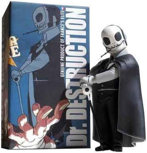 Dr. Destruction - Classico figure by Bill, produced by Muttpop. Packaging.