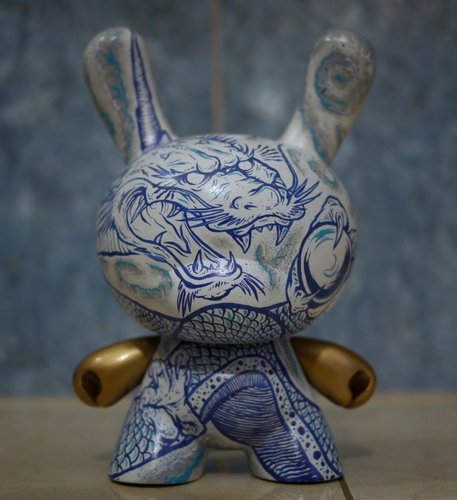 Dragon Dunny figure by Mr. Lister, produced by Kidrobot. Front view.