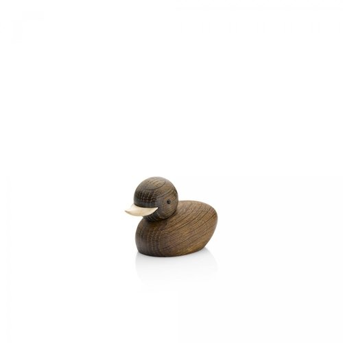 duck figure by Theodor Skjøde, produced by Lucie Kaas. Front view.