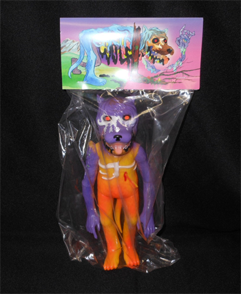 Halloween Midnight Earth Wolf  figure by Josh Herbolsheimer, produced by Medicom Toy. Packaging.