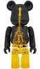 EIFFEL TOWER GOLDEN GOWN Ver. BE@RBRICK 100％