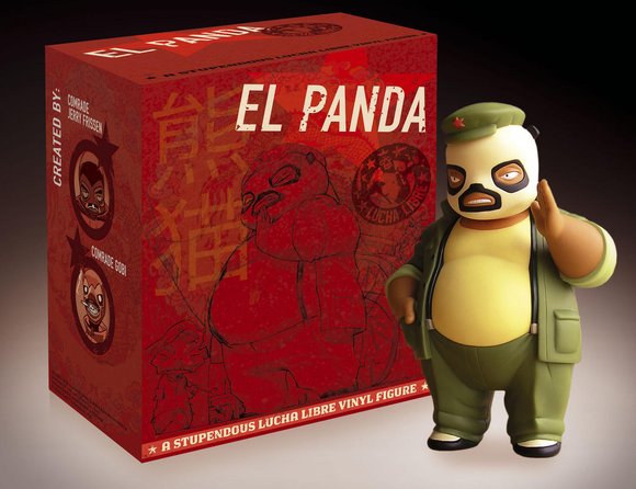 El Panda - Original figure by Gobi & Jerry Frissen, produced by Muttpop. Packaging.