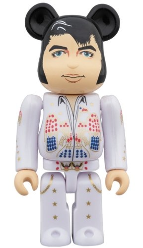 ELVIS PRESLEY BE@RBRICK figure, produced by Medicom Toy. Front view.