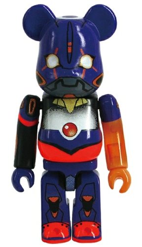 Evangelion awakening Ver. BE@RBRICK figure, produced by Medicom Toy. Front view.