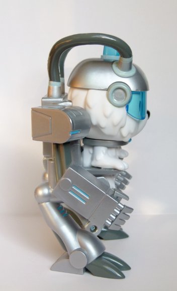 Exoskeleton Snowball figure by Funko, produced by Funko. Side view.