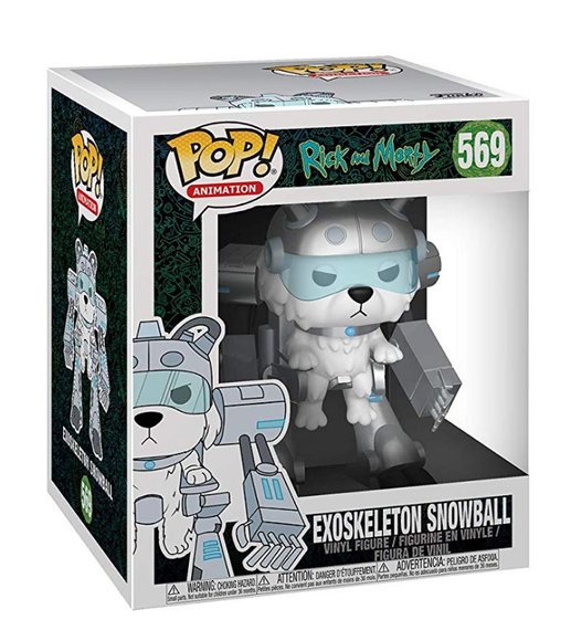 Exoskeleton Snowball figure by Funko, produced by Funko. Packaging.