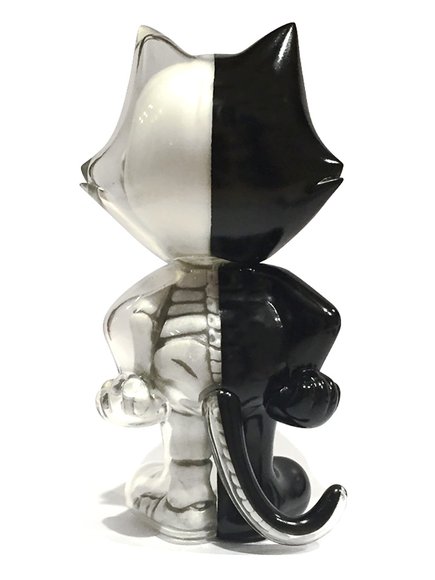 FELIX THE CAT X-RAY (FULL COLOR BLACK) figure by Secret Base, produced by Secret Base. Back view.