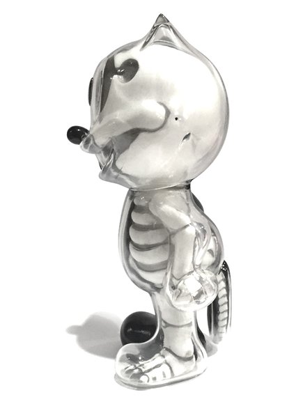 FELIX THE CAT X-RAY (FULL COLOR BLACK) figure by Secret Base, produced by Secret Base. Side view.