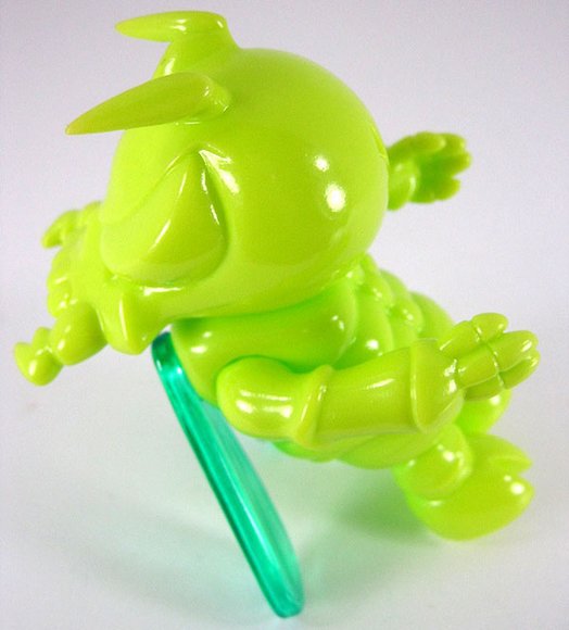 Honey Bee - Lime Green w/ Transparent Blue Wings figure by Secret Base, produced by Secret Base. Side view.
