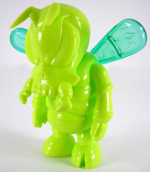 Honey Bee - Lime Green w/ Transparent Blue Wings figure by Secret Base, produced by Secret Base. Front view.