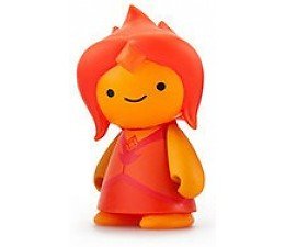 Flame Princess figure by Adventure Time X Kidrobot, produced by Kidrobot. Front view.