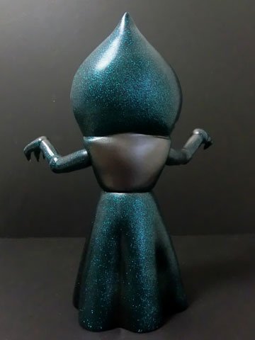 Flatwoods Monster Green Glitter figure by Marmit, produced by Marmit. Back view.