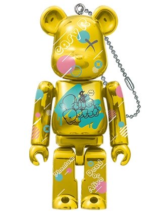 Fling Posse by Hypnosis Mic-Division Rap Battle BE@RBRICK 100% figure, produced by Medicom Toy. Front view.